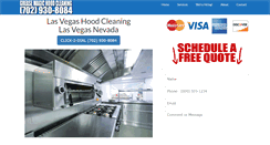 Desktop Screenshot of lasvegashoodcleaning.com