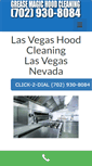 Mobile Screenshot of lasvegashoodcleaning.com